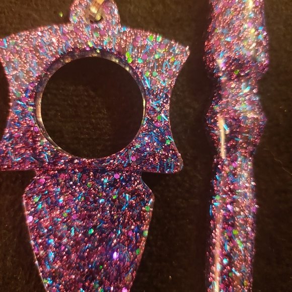 Galaxy Glitter Self Defense Key ChainSet - Picture 2 of 3